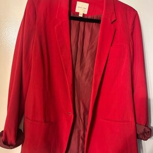Women's Red Blazer